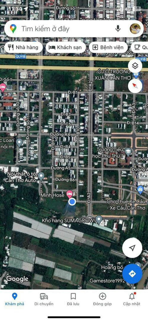 Bán nền KDC Phú An , Phường Phú Thứ, Quận Cái Răng, Tp.Cần Thơ